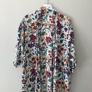 Floral Silk Kimono
